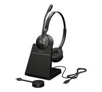 Jabra Engage 55 SE - DECT, USB-C - cuffia doppia senza fili certificata per Microsoft Teams | con supporto di ricarica