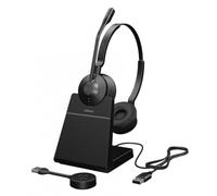 Jabra Engage 55 SE - DECT, USB-C - cuffia doppia senza fili certificata per Microsoft Teams | con supporto di ricarica