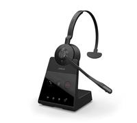 Jabra Engage 65 On-Ear DECT Cuffie Mono - Cuffie Wireless Certificate Skype For Business con Cancellazione Avanzata del Rumore