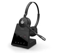 Jabra Engage 75 On-Ear DECT Cuffie Stereo - Cuffie Wireless Certificate Skype For Business con Cancellazione Avanzata del Rumore