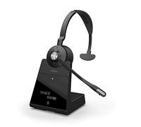 Jabra Engage 75 On-Ear DECT Mono Headset - Skype For Business Certified Wireless Headphones with Advanced Noise Cancellation for Deskphones and Softphones - Black - UK Version