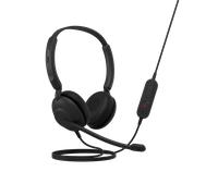 Jabra Evolve 10, Cuffie da ufficio, microfono a cancellazione di rumore, design leggero e compatto, braccio a braccio ruotabile di 270 gradi, connettività cablata USB-A, Nero