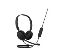 Jabra Evolve 10 USB-A Stereo Cuffie stereo con cancellazione del rumore, configurazione Plug-and-Play e design leggero con cuscinetti in similpelle