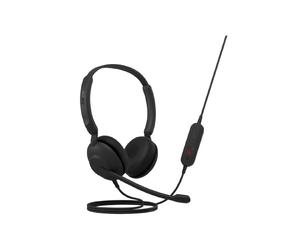 Jabra Evolve 10 USB-A Stereo Cuffie stereo con cancellazione del rumore, configurazione Plug-and-Play e design leggero con cuscinetti in similpelle