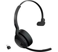 Jabra Evolve 2 55 Cuffie Bluetooth con archetto per ufficio/call center nere