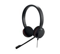 Jabra Evolve 20 Cuffie Stereo con Cavo USB con controller, Nero