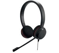 Jabra Evolve 20 - Cuffie stereo certificate Microsoft per softphone VoIP con can