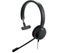 Jabra Evolve 20 MS Mono Auricolare Cablato A Padiglione Ufficio USB tipo A Nero