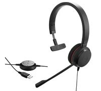 Jabra Evolve 20 Mono Headset, USB-A, Ottimizzato per Microsoft Teams, Mono, Standard
