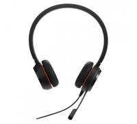 Jabra Evolve 20 SE, Stereo UC, USB C/A adapter, Leather