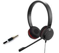 Jabra Evolve 30 II Cuffia con doppio pad e connessione Jack da 3,5 mm