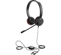 Jabra Evolve 30 II Cuffie On Ear via cavo Stereo Nero Eliminazione del rumore,