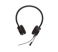 Jabra Evolve 30 II Cuffie stereo con cavo USB-C certificate Microsoft Teams con unità di controllo delle chiamate - Mini USB compatto - Nero