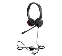 Jabra Evolve 30 II, Microsoft Teams Certified Stereo Corded Headset with Call Co