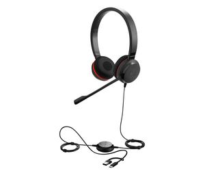 Jabra Evolve 30 II, Microsoft Teams Certified Stereo Corded Headset with Call Co