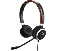 Jabra Evolve 40 UC Stereo Auricolare Cablato A Padiglione Ufficio USB tipo A Nero
