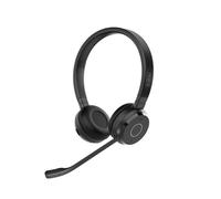 Jabra Evolve 65 TE cuffie stereo wireless certificate Microsoft Teams, portata 30 metri, batteria 12 ore, USB-A, doppia connettività - Nero