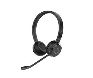 Jabra Evolve 65 TE Duo MS Cuffie Bluetooth con dongle USB-A, perfette per le chiamate quotidiane e l'ascolto di musica.