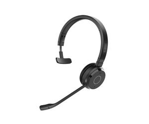 Jabra Evolve 65 TE mono UC Cuffie Bluetooth con dongle USB-A, perfette per le chiamate quotidiane e l'ascolto di musica.