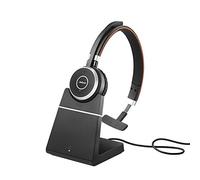 Jabra Evolve 65 Wireless Mono On-Ear Headset, Dongle USB-A+supporto, Ottimizzato per Microsoft Teams, Prima edizione