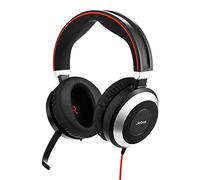 Cuffia con microfono Jabra EVOLVE 80 Stereo Padiglione auricolare Nero, Argento [14401-11]