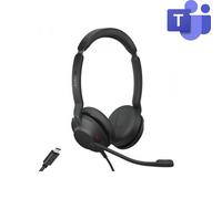 Jabra Evolve2 30 MS Duo USB-C SE Cuffie con filo con connessione USB-C e certificazione Microsoft Teams.