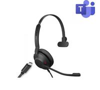 Jabra Evolve2 30 MS Mono USB-C SE Auricolare mono per PC con connessione USB-C, ottimizzato per Teams: ideale per mantenere il contatto con l'ambiente
