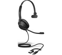 Jabra Evolve2 30 SE USB C/A MS Mono Auricolare Cablato Portatile Ufficio USB Type-C / USB Type-A Nero