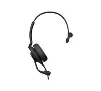Jabra Evolve2 30 SE UC Mono USB C/A - Cuffie auricolari con microfono USB, connettività da USB-C a USB-A, cancellazione del rumore, cuscino in pelle per team di comfort tutto il giorno/supporto zoom