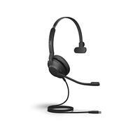 Jabra Evolve2 30 UC - Cuffie cablate, USB-C, mono, leggere, portatili, con 2 microfoni integrati, cuffie da lavoro con audio superiore e comfort affidabile