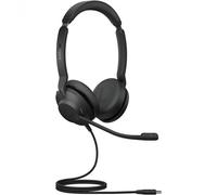 Jabra Evolve2 30, UC Stereo Auricolare Cablato A Padiglione Ufficio USB tipo-C Nero