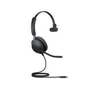 Jabra Evolve2 40, MS Mono Cuffia Padiglione auricolare USB tipo-C Nero