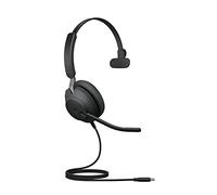 Jabra Evolve2 40, MS Mono Cuffia Padiglione auricolare USB tipo-C Nero