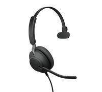 Jabra Evolve2 40 SE Auricolare Cablato A Padiglione Ufficio USB Type-C / USB Type-A Nero