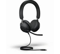 Jabra Evolve2 40 SE Headset Wired Head-band Calls/Music USB Type-C Black
