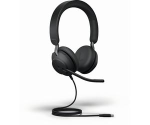 Jabra Evolve2 40 SE Headset Wired Head-band Calls/Music USB Type-C Black