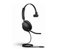 Jabra Evolve2 40 SE Wired Noise-Cancelling Mono Headset With 3-Mic Call Technolo