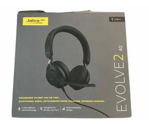 Jabra Evolve2 40 Stereo Filo Ms Squadre, Usb-A PC Cuffie IN Nero 24089-999-999