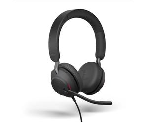 Jabra Evolve2 40 USB C/A MS Stereo SE Cuffie con cavo e doppio connettore USB-C/A per un uso intensivo in ambito professionale. Certificate per