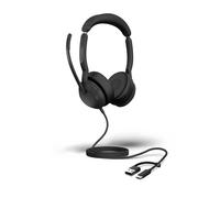 Jabra Evolve2 50 Auricolare Cablato A Padiglione Ufficio USB Type-C / USB Type-A Bluetooth Nero