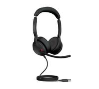 Jabra Evolve2 50 Link380a MS Stereo - Headset stereo cablato con USB-A certificato per Microsoft Teams