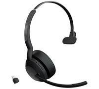 Jabra Evolve2 55 auricolare mono, Bluetooth, Link380a, MS, nero