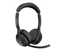 Jabra Evolve2 55 auricolare stereo, Bluetooth, Link380c, MS, nero
