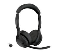 Jabra Evolve2 55 Link380c MS Stereo - Headset stereo senza fili con USB-C certificato per Microsoft Teams