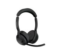 Jabra evolve2 55 auricolare con cavo e senza cavo a padiglione ufficio bluetooth base di ricarica nero