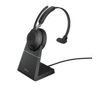 JABRA EVOLVE2 65 CUFFIA MONOAURALE CON MICROFONO WIRELESS UC SUPPORTO DI RICARIC