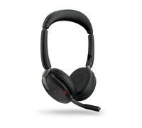 Jabra Evolve2 65 Flex Link380a MS Stereo - Headset stereo wireless con USB-A - certificato per Microsoft Teams
