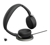 Jabra Evolve2 65 Flex Link380c UC + pad Cuffie On Ear Bluetooth Stereo Nero