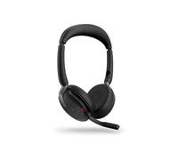 Jabra Evolve2 65 Flex Link380c MS Stereo - Headset stereo wireless con USB-C - certificato per Microsoft Teams