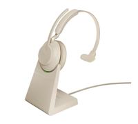 Jabra Evolve2 65, MS Mono Auricolare Wireless A Padiglione Ufficio USB tipo-C Bluetooth Beige